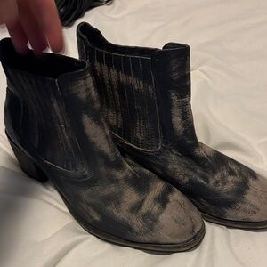 Roan leather booties